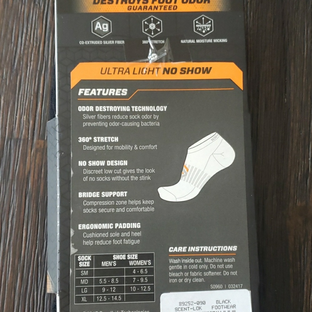Scentlok Technologies No Show Socks - Picture 3 of 3